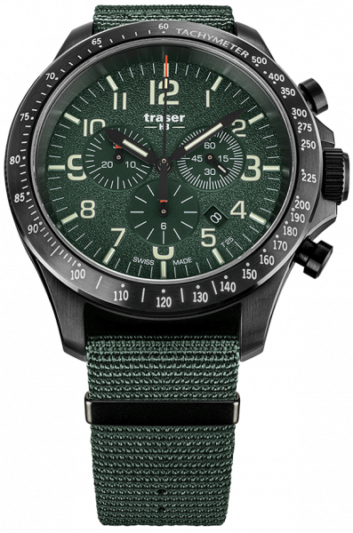 Traser P67 OFFICER PRO CHRONO GREEN