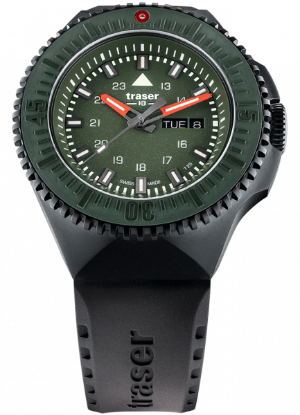 Traser P69 BLACK STEALTH GREEN